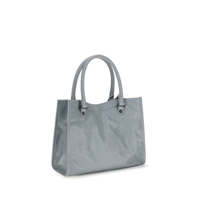 Balenciaga Schwarze Bos Taurus Kalbsleder Schultertasche