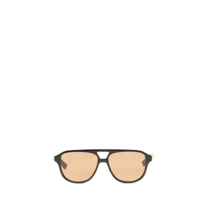 Alexander McQueen Braune Sonnenbrille aus Acetat