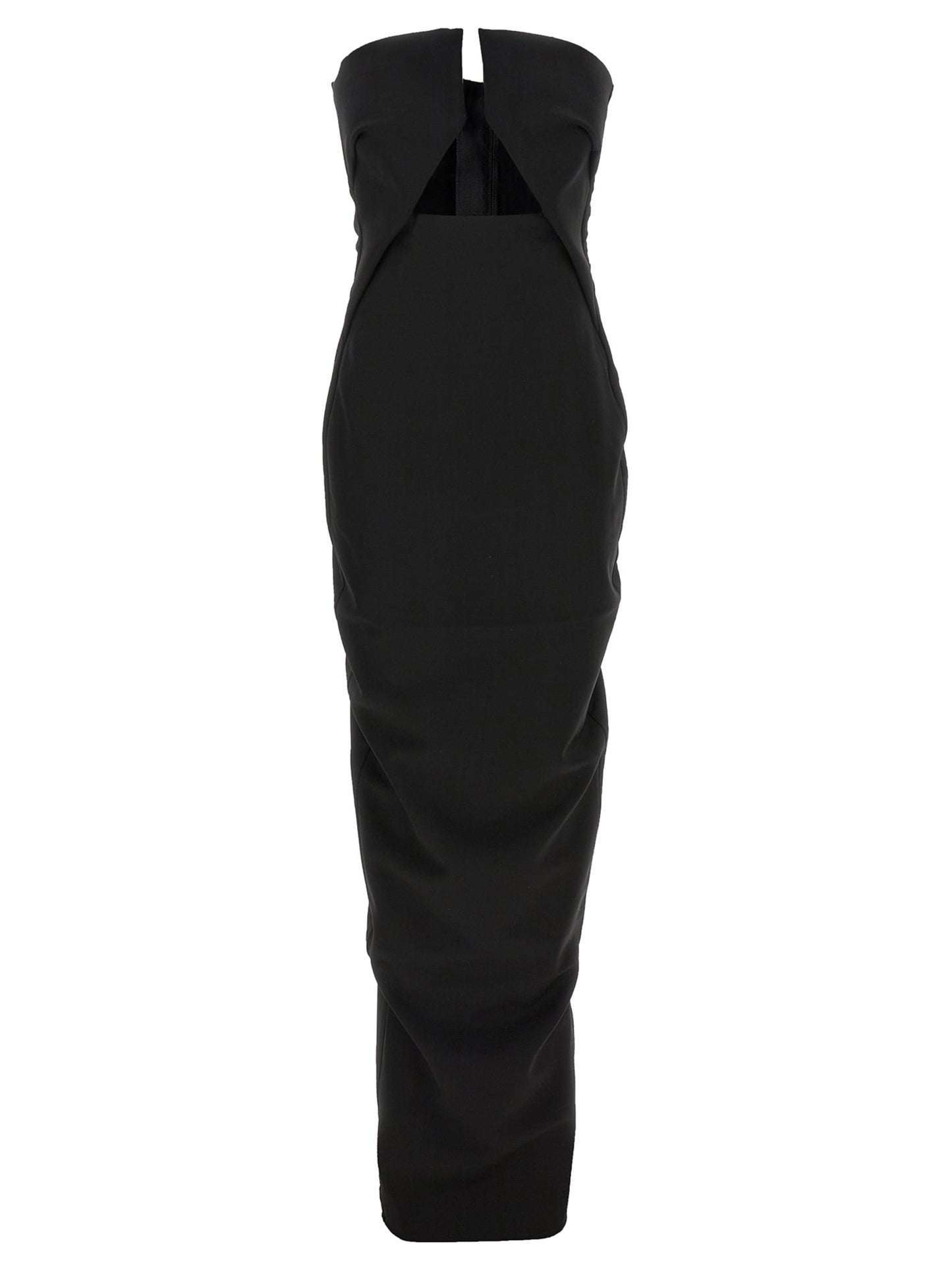 Rick Owens Langes Wollkleid in Schwarz