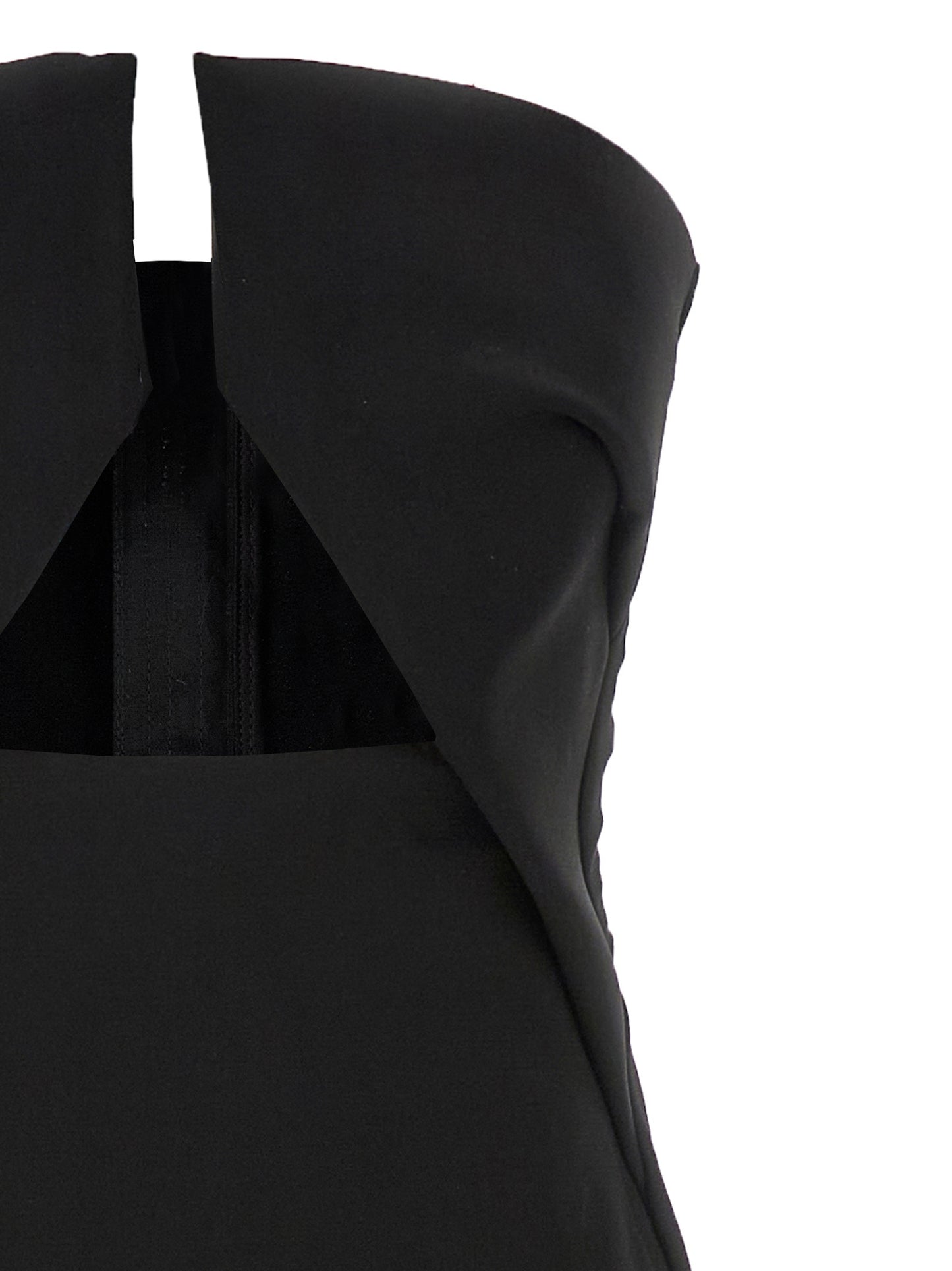 Rick Owens Langes Wollkleid in Schwarz