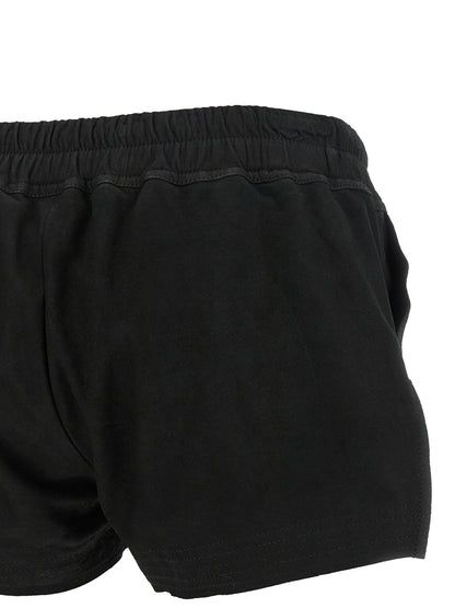 Rick Owens Schwarze Bermuda-Shorts aus Lammleder