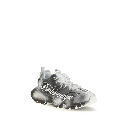 Balenciaga Graue Polyamid-Sneaker für sportliche Aktivitäten