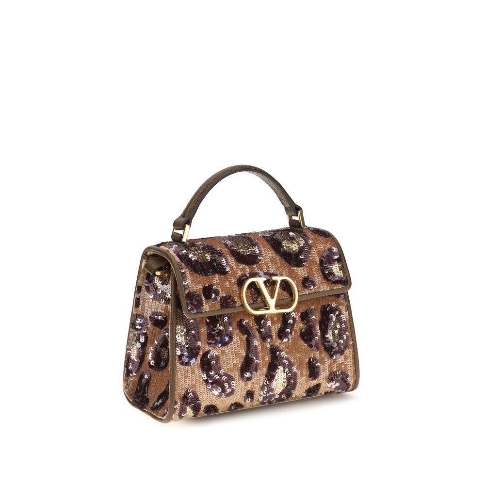 Valentino Garavani Schultertasche aus mehrfarbiger Seide