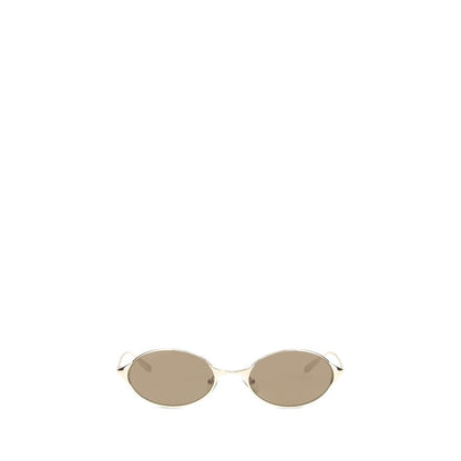 Alexander McQueen Sonnenbrille aus Goldmetall