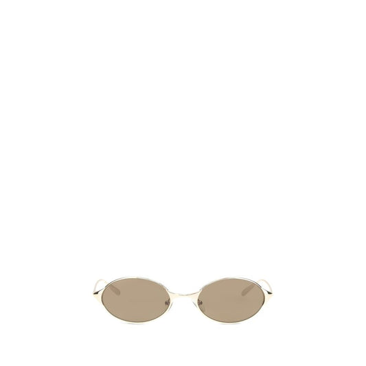 Alexander McQueen Sonnenbrille aus Goldmetall