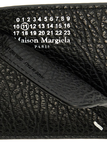 Maison Margiela Schwarzer Kalbsleder-Kartenetui