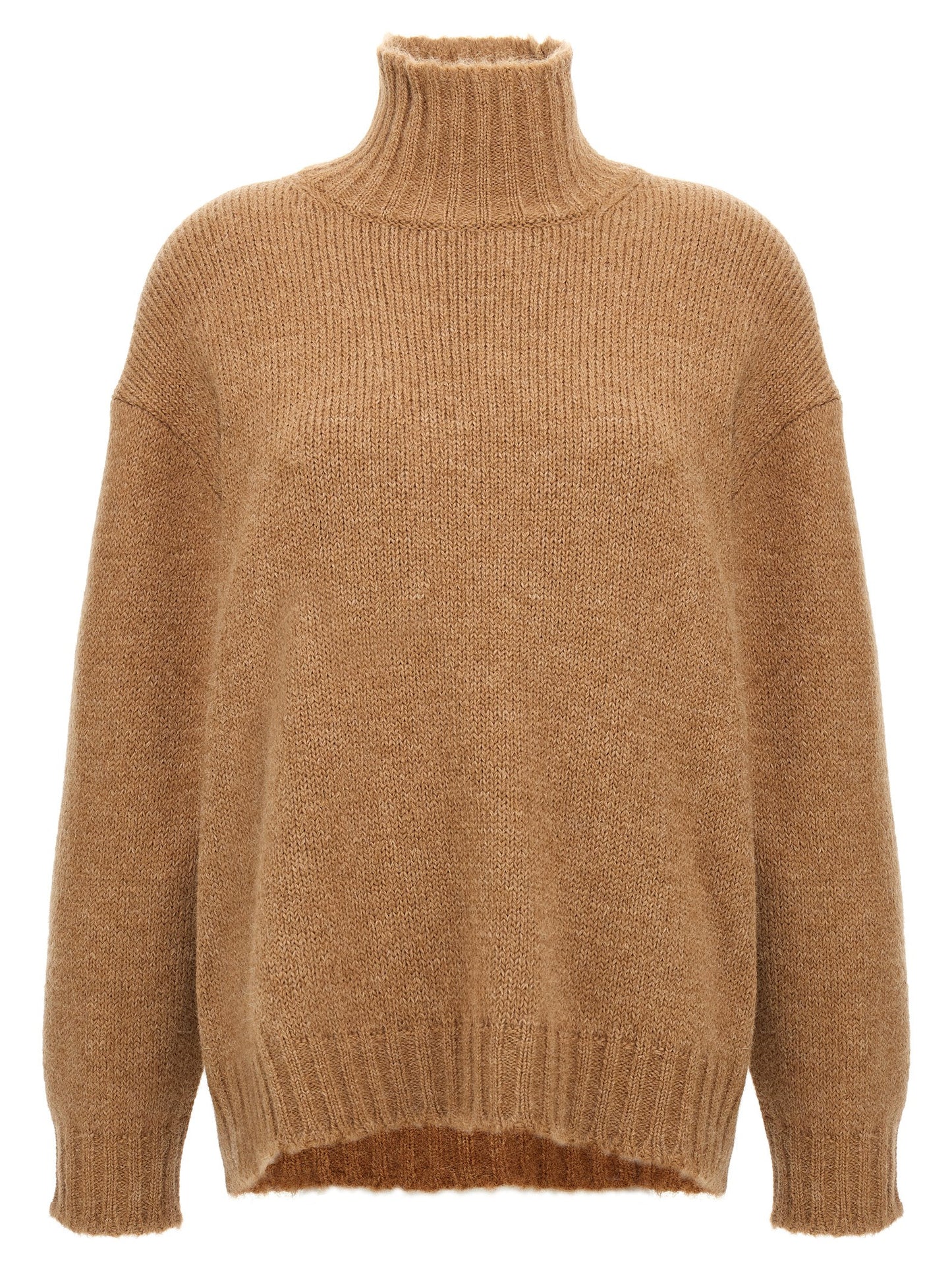 Jil Sander Beige Wollstrickjacke
