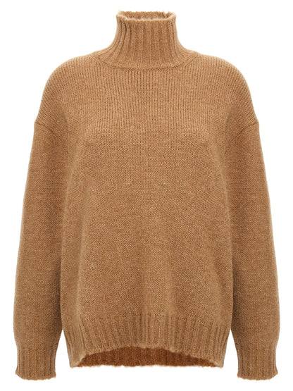 Jil Sander Beige Wollstrickjacke