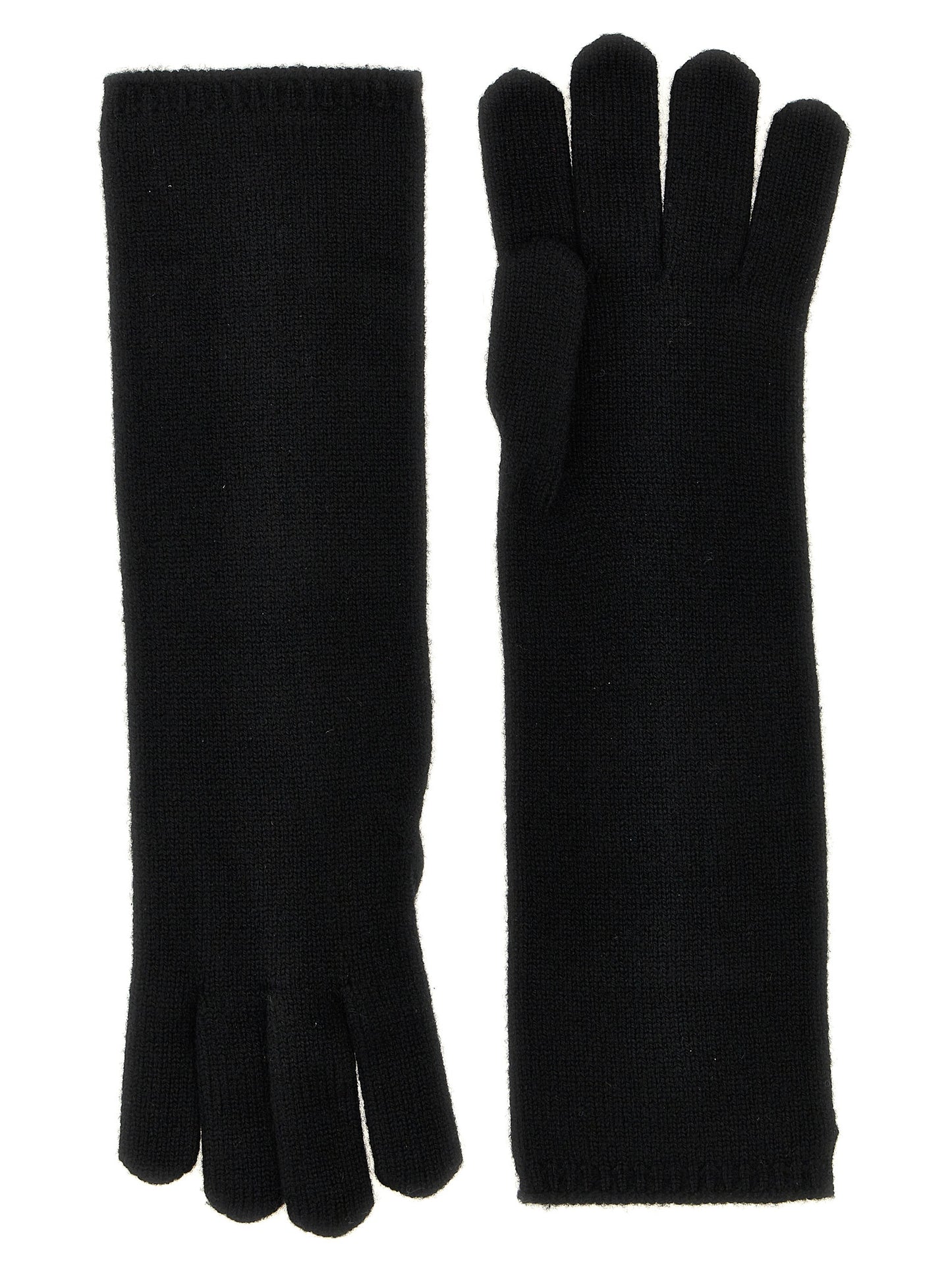 Max Mara Schwarze Kaschmirhandschuhe