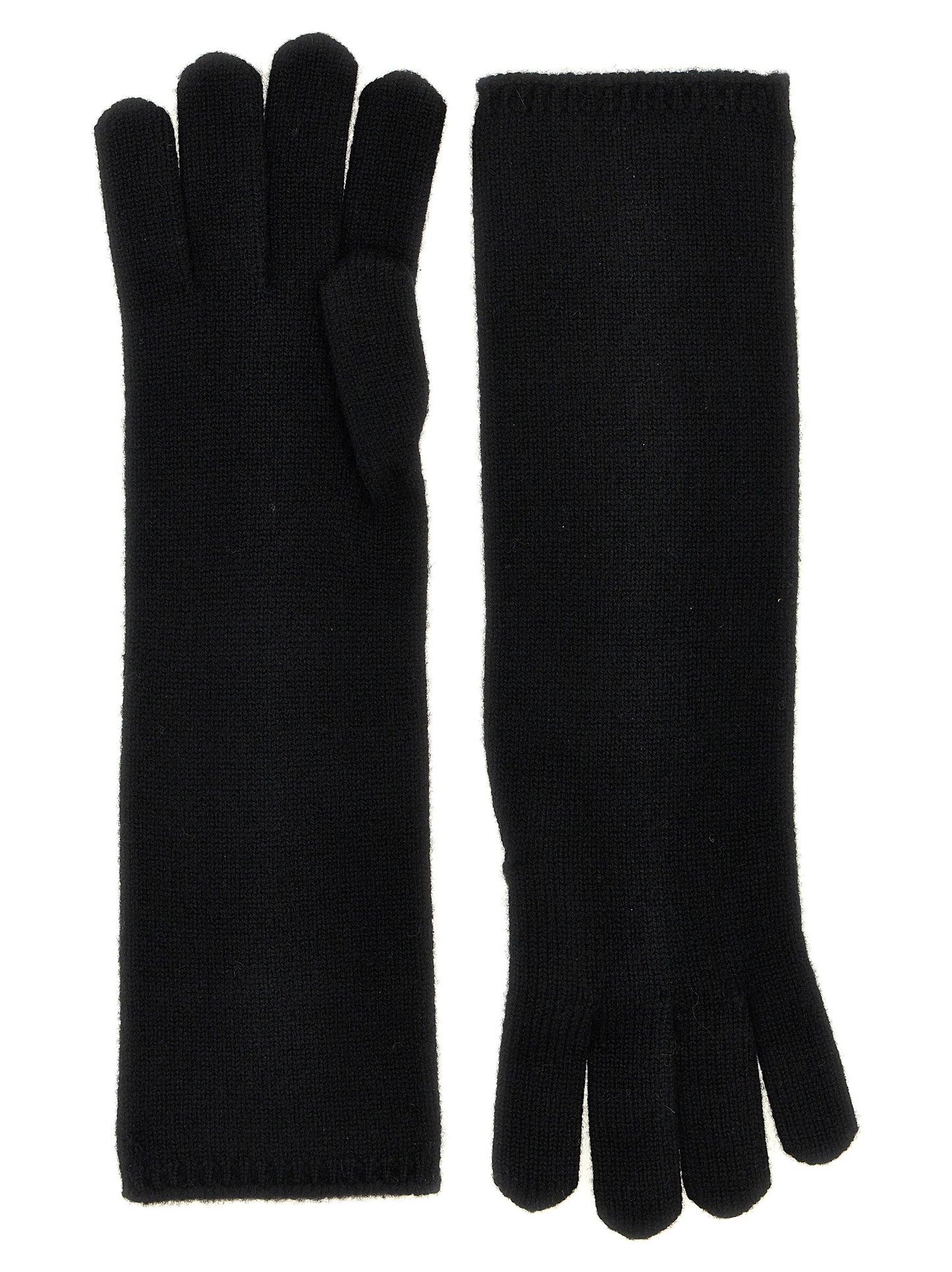 Max Mara Schwarze Kaschmirhandschuhe