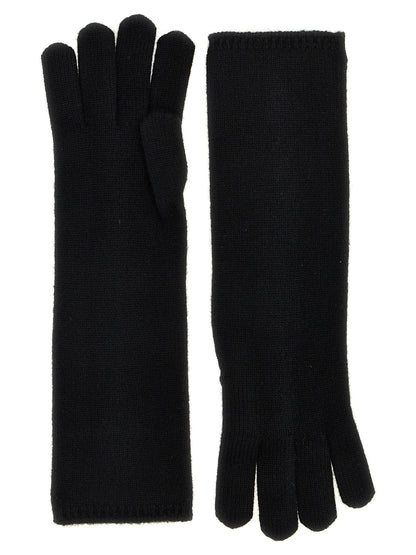 Max Mara Schwarze Kaschmirhandschuhe