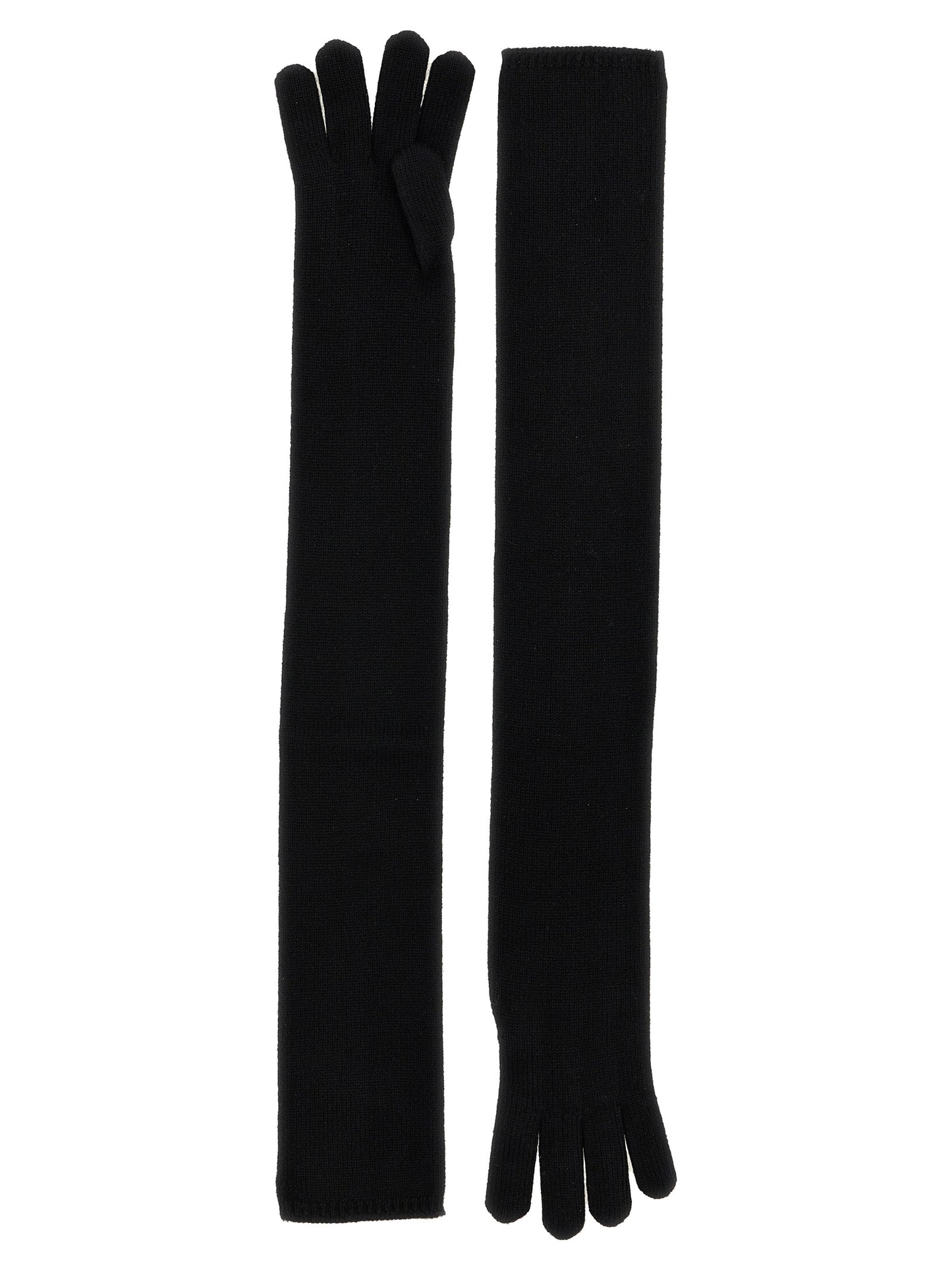 Max Mara Schwarze Kaschmirhandschuhe