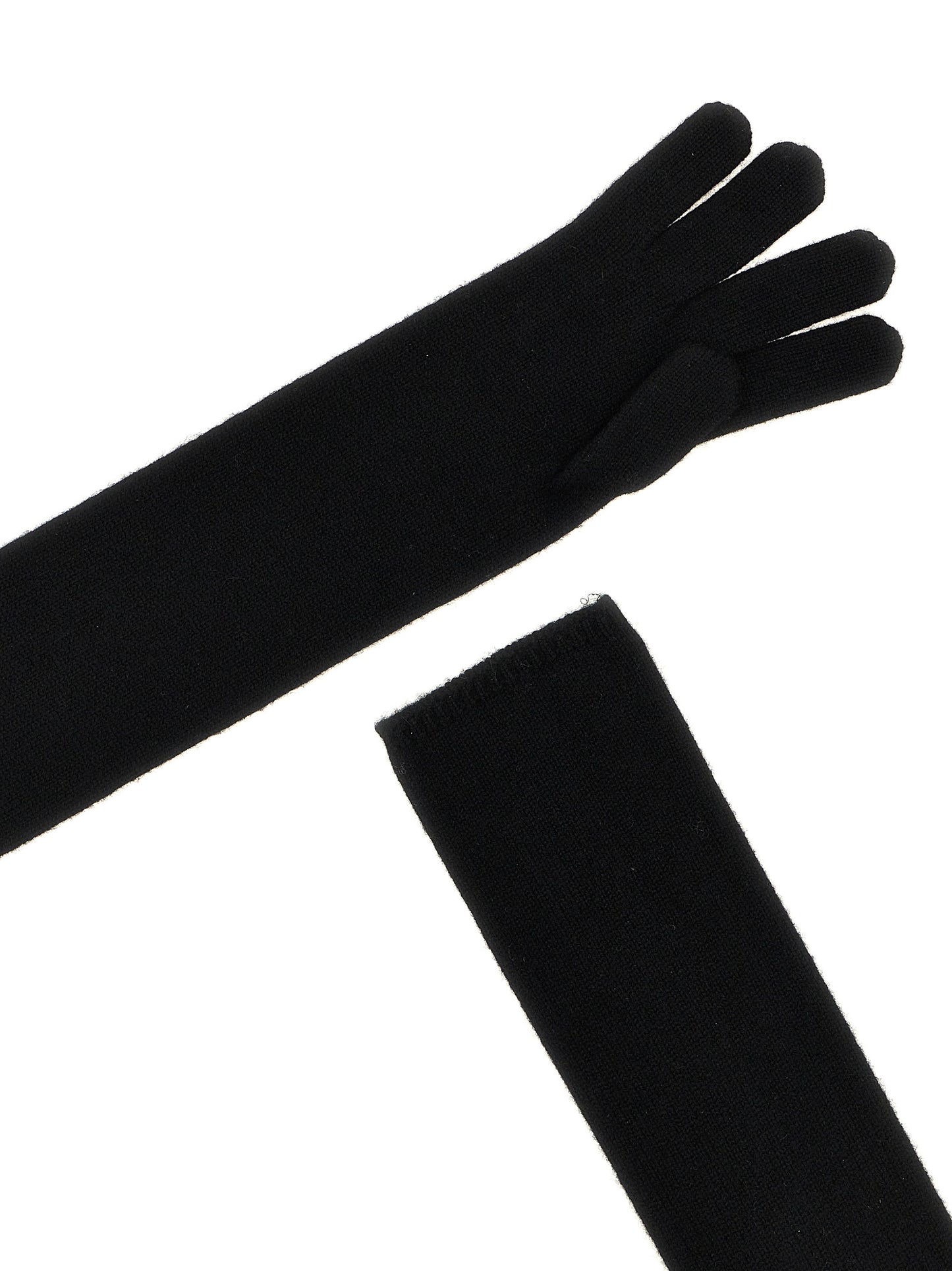 Max Mara Schwarze Kaschmirhandschuhe