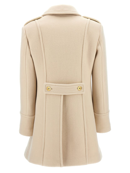 Tom Ford Weißer Wollmantel