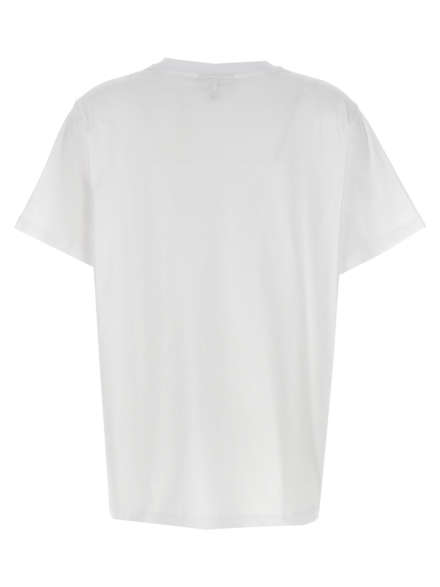 Ganni Weißes Baumwoll-T-Shirt