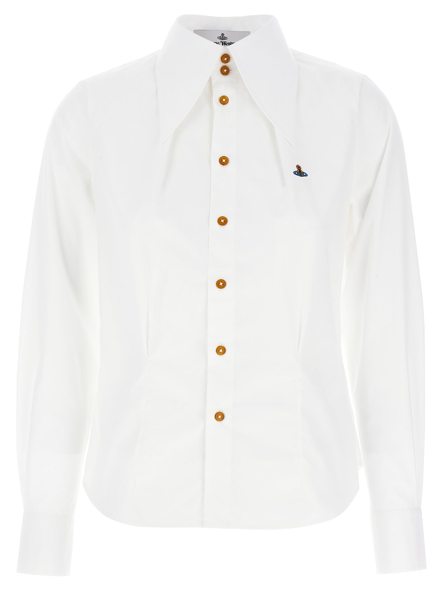 Vivienne Westwood Weiße Baumwollbluse