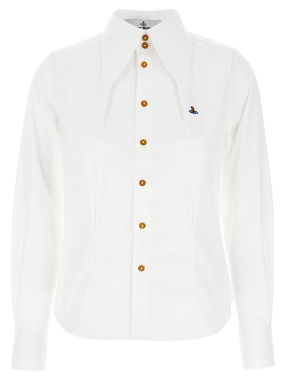 Vivienne Westwood Weiße Baumwollbluse