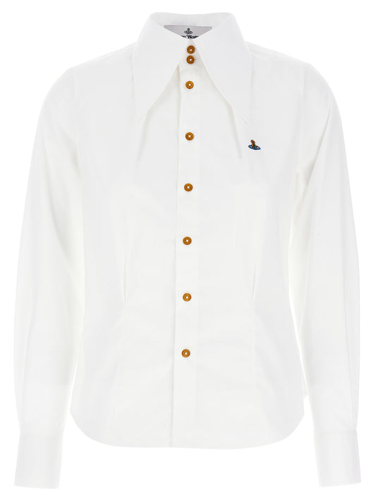 Vivienne Westwood Weiße Baumwollbluse