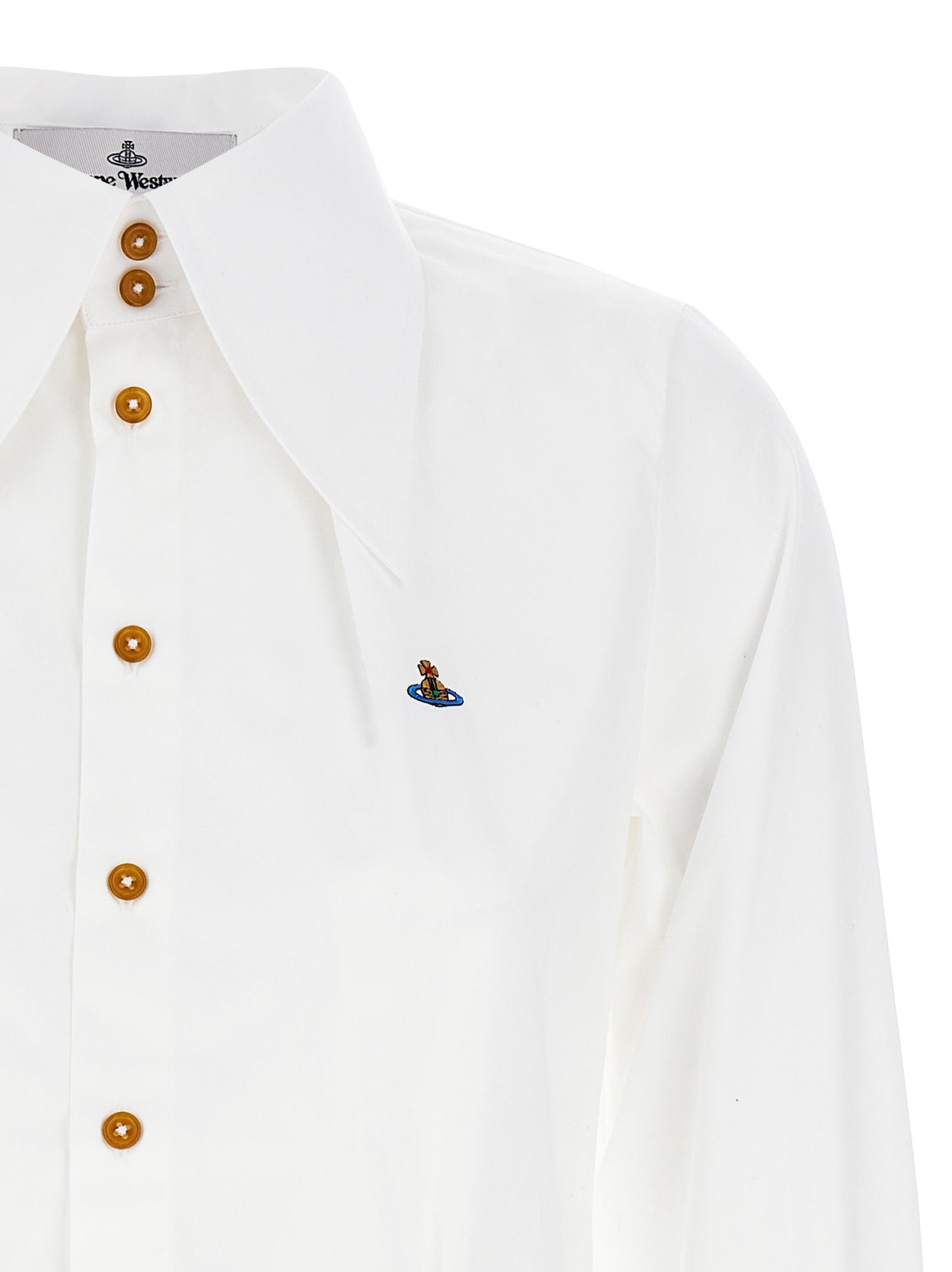 Vivienne Westwood Weiße Baumwollbluse