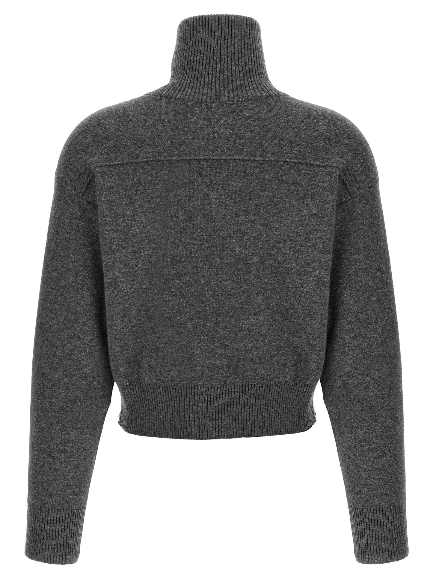 Brunello Cucinelli Grauer Kaschmir-Strickjacke