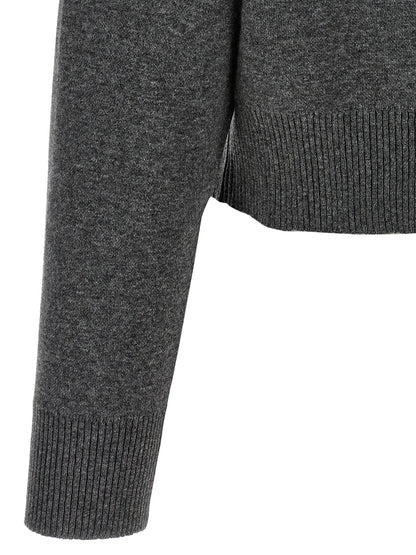 Brunello Cucinelli Grauer Kaschmir-Strickjacke