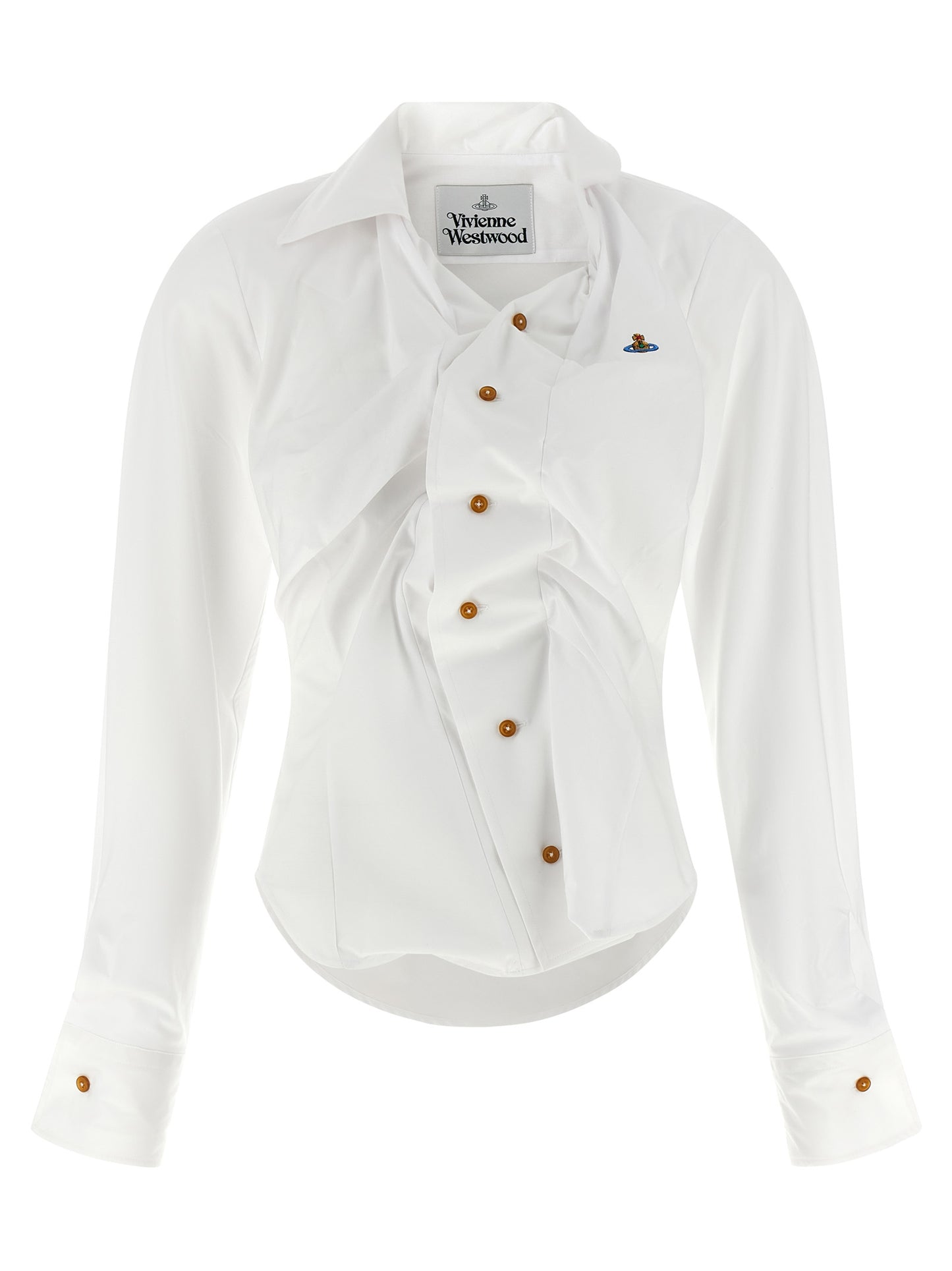 Vivienne Westwood Weiße Baumwollbluse