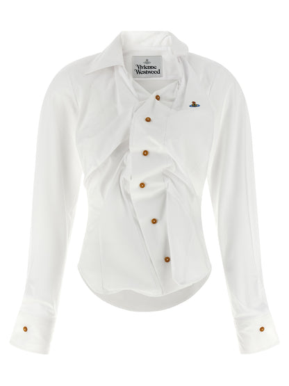 Vivienne Westwood Weiße Baumwollbluse
