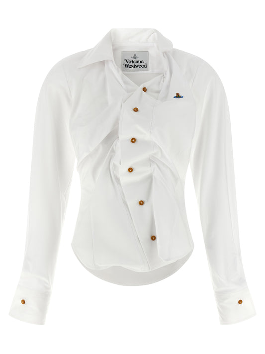 Vivienne Westwood Weiße Baumwollbluse