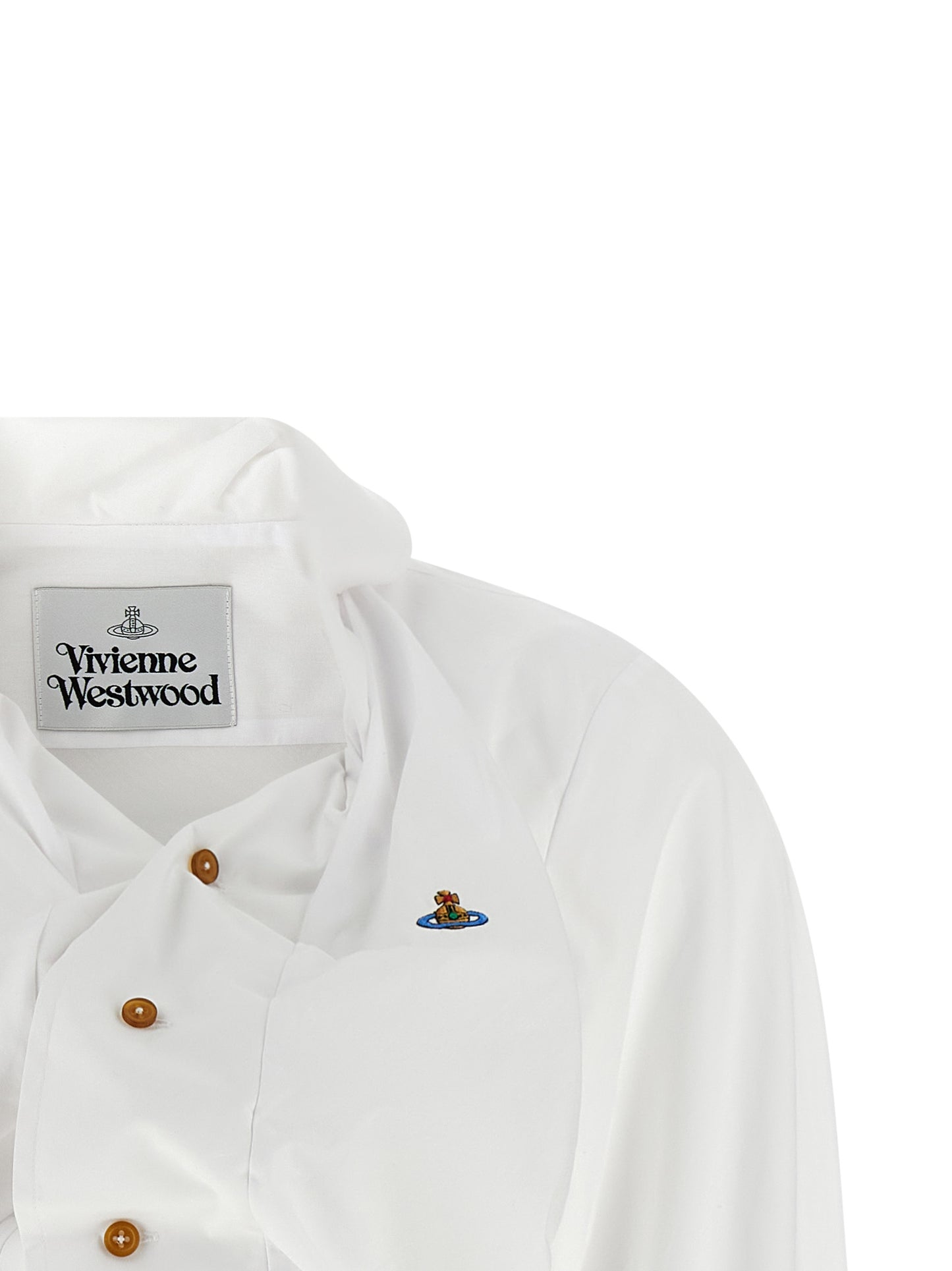 Vivienne Westwood Weiße Baumwollbluse