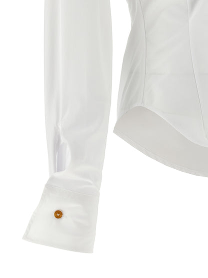 Vivienne Westwood Weiße Baumwollbluse