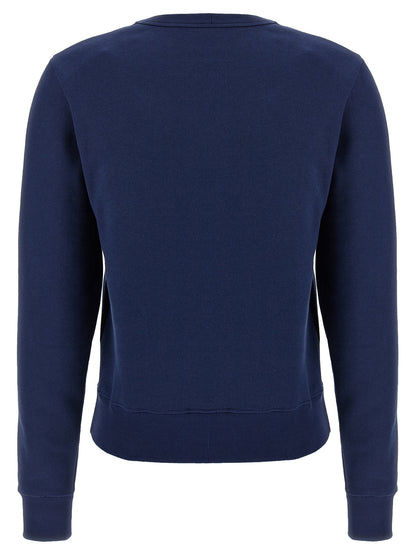 Valentino Garavani Blauer Baumwoll-Sweatshirt