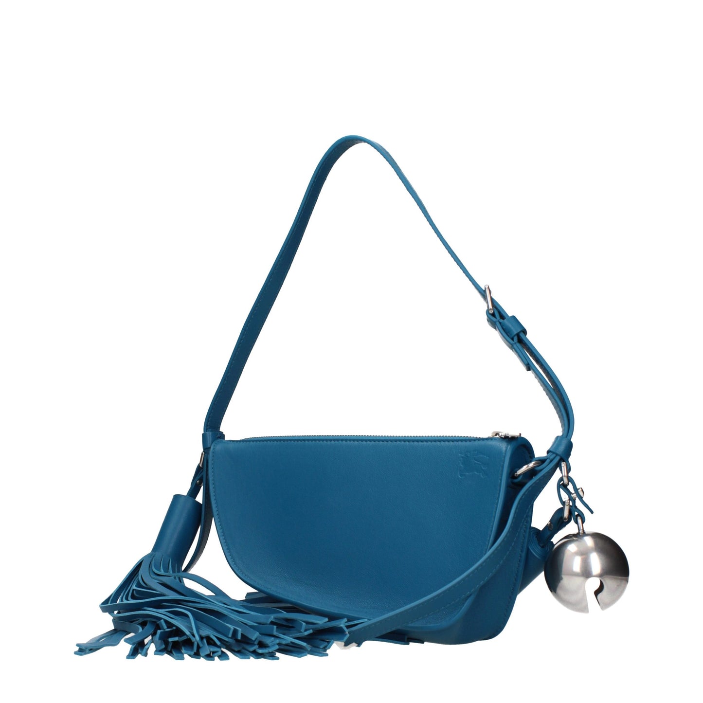 Burberry Schultertasche aus blauem Leder