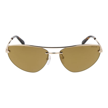 Emilio Pucci Sonnenbrille aus Goldmetall