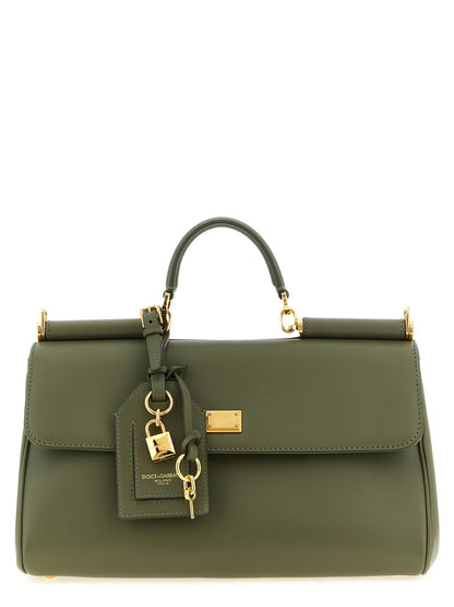 Dolce & Gabbana Zweifarbige Kalbsleder-Handtasche