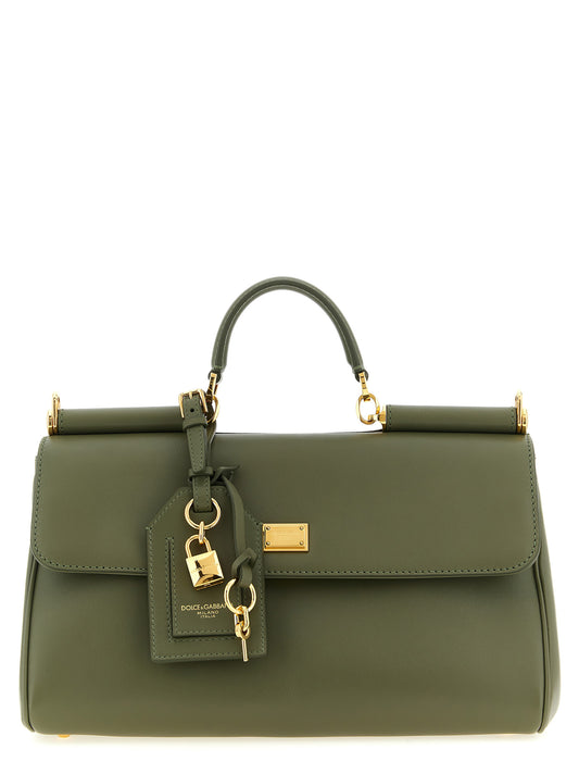 Dolce & Gabbana Zweifarbige Kalbsleder-Handtasche