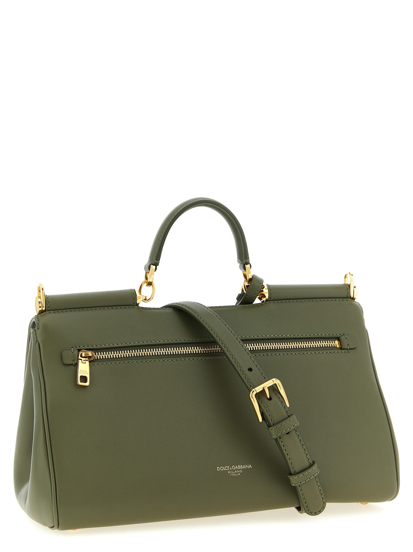 Dolce & Gabbana Zweifarbige Kalbsleder-Handtasche