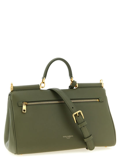 Dolce & Gabbana Zweifarbige Kalbsleder-Handtasche