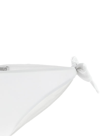 Brunello Cucinelli Weiße Badehose aus Polyamid von Calvin Klein