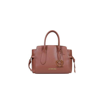 Love Moschino Braune Handtasche aus Polyethylen