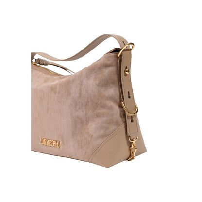 Love Moschino Beige Polyester Handtasche