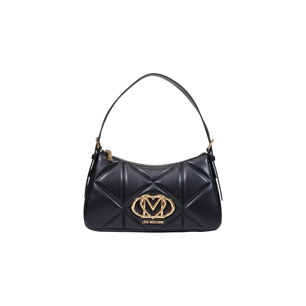 Love Moschino Schwarze Handtasche aus Polyethylen