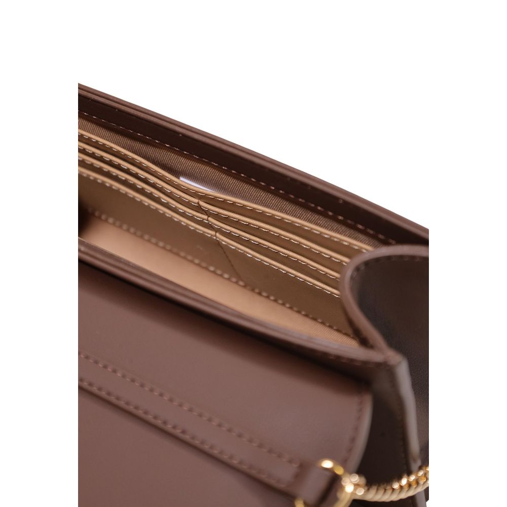 Love Moschino Braune Handtasche aus Polyethylen