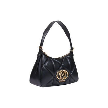 Love Moschino Schwarze Handtasche aus Polyethylen