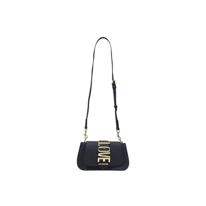 Love Moschino Schwarze Handtasche aus Polyethylen
