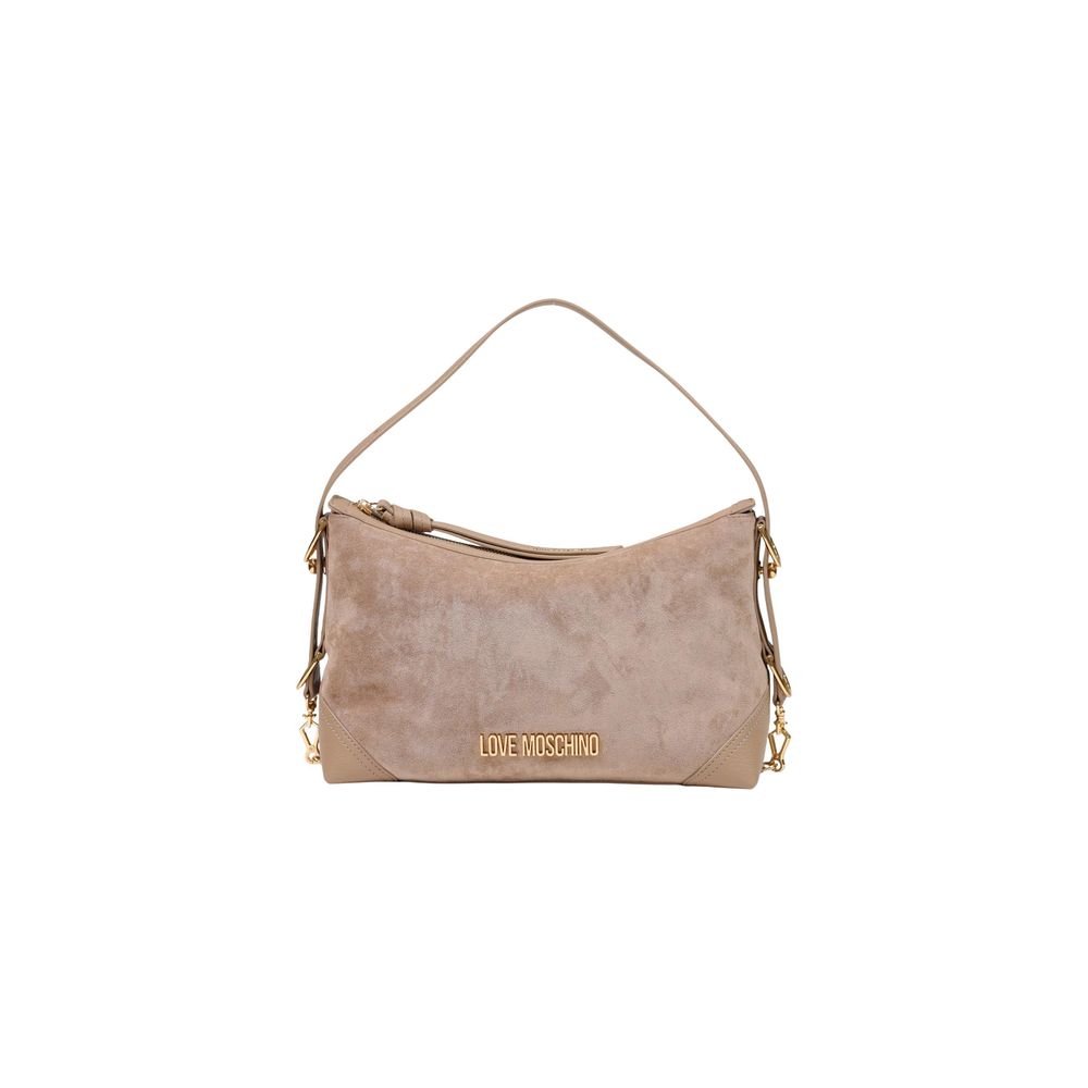 Love Moschino Beige Polyester Handtasche