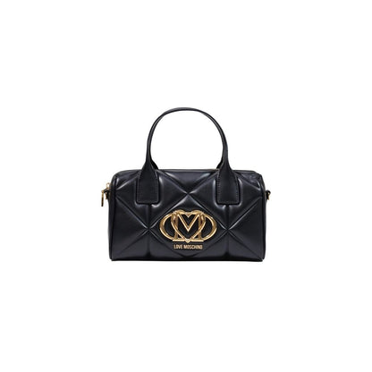 Love Moschino Schwarze Handtasche aus Polyethylen