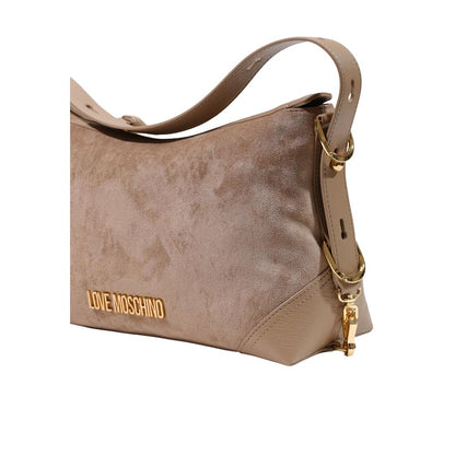 Love Moschino Beige Polyester Handtasche