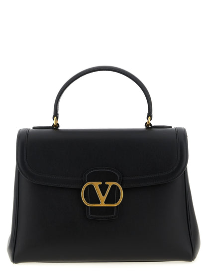 Valentino Garavani Schwarze Kalbsleder-Handtasche
