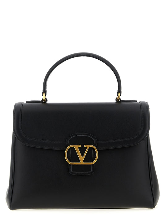 Valentino Garavani Schwarze Kalbsleder-Handtasche