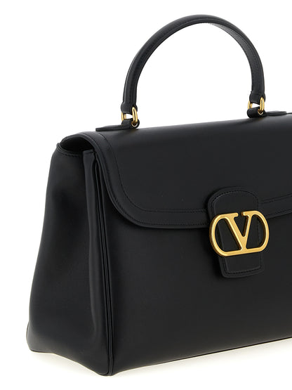 Valentino Garavani Schwarze Kalbsleder-Handtasche